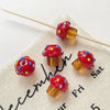 Wholesale Glazed Glass Cake Shape Beads Jewelry Fuel Injection Process For Bracelets Necklaces And Phone Chains