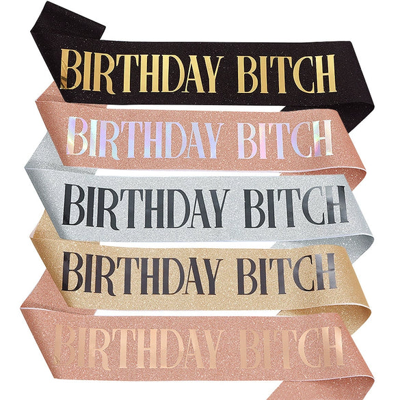 Wholesale Glitter Cloth Shoulder Strap Etiquette Belt With Bronzing For Party