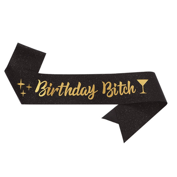 Wholesale Glitter Cloth Shoulder Strap Etiquette Belt With Bronzing For Party