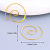 Wholesale Glossy Round Geometric Copper Handmade Earrings For Women