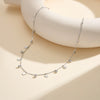 Wholesale Glowing Geometric Butterfly Titanium Steel Electroplated Calendering Chain Necklaces For Women