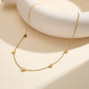 Wholesale Glowing Geometric Titanium Steel Calendering Chain Bracelet For Women With Electroplating Design