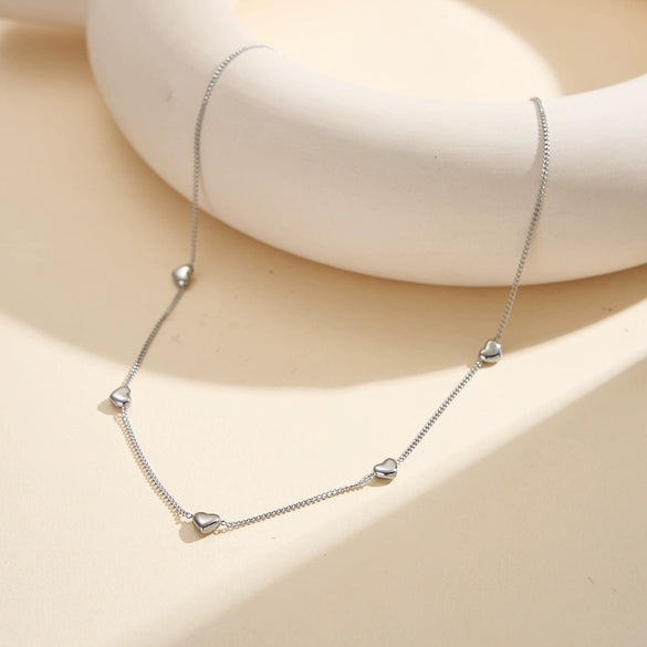 Wholesale Glowing Geometric Titanium Steel Calendering Chain Bracelet For Women With Electroplating Design