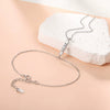 Wholesale Glowing Silver Geometric Rhinestone Finger And Wrist Chain Jewelry For Women