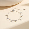 Wholesale Glowing Star Anklet For Women Simple Geometric Stainless Steel Jewelry With Moon Design
