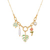 Wholesale Gold Electroplated Stainless Steel Geometric Pendant Necklace For Women
