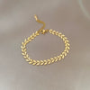 Wholesale Gold Inlaid Constellation Titanium Steel Bracelet For Women And Unisex