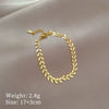 Wholesale Gold Inlaid Constellation Titanium Steel Bracelet For Women And Unisex