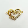 Wholesale Gold Plated Copper Heart Pendant Jewelry Accessories For Women
