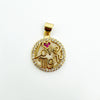Wholesale Gold Plated Copper Heart Pendant Jewelry Accessories For Women