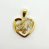 Wholesale Gold Plated Copper Heart Pendant Jewelry Accessories For Women