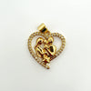 Wholesale Gold Plated Copper Heart Pendant Jewelry Accessories For Women