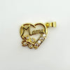 Wholesale Gold Plated Copper Heart Pendant Jewelry Accessories For Women
