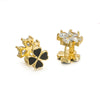 Wholesale Gold Plated Copper Heartshaped Earrings For Women