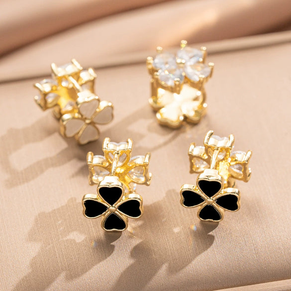 Wholesale Gold Plated Copper Heartshaped Earrings For Women
