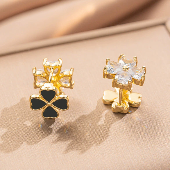 Wholesale Gold Plated Copper Heartshaped Earrings For Women