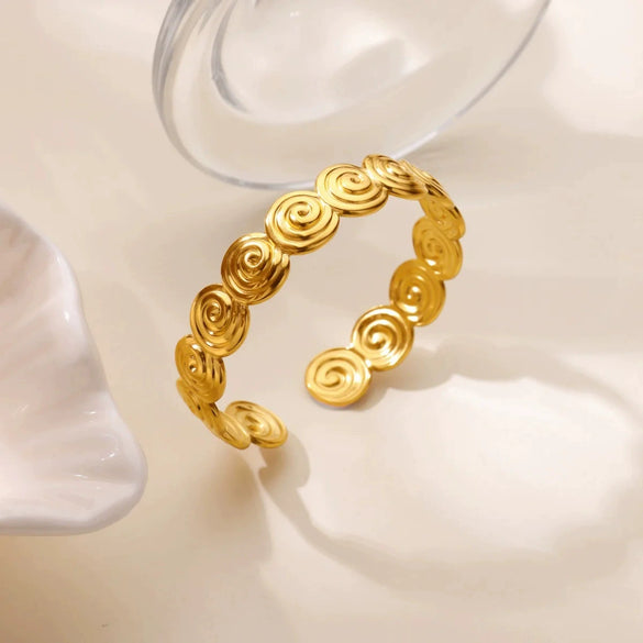 Wholesale Gold Plated Geometric Stainless Steel Bracelet For Women