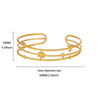 Wholesale Gold Plated Geometric Stainless Steel Bracelet For Women