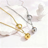 Wholesale Gold Plated Geometric Stainless Steel Necklace For Women