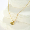 Wholesale Gold Plated Geometric Stainless Steel Pendant Necklace For Girls