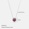 Wholesale Gold Plated Stainless Steel And Titanium Steel Geometric Cross Chain Necklace For Couples