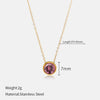 Wholesale Gold Plated Stainless Steel And Titanium Steel Geometric Cross Chain Necklace For Couples