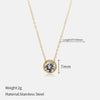 Wholesale Gold Plated Stainless Steel And Titanium Steel Geometric Cross Chain Necklace For Couples