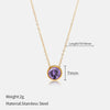 Wholesale Gold Plated Stainless Steel And Titanium Steel Geometric Cross Chain Necklace For Couples