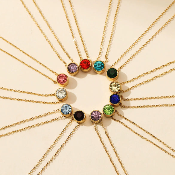 Wholesale Gold Plated Stainless Steel And Titanium Steel Geometric Cross Chain Necklace For Couples