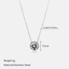 Wholesale Gold Plated Stainless Steel And Titanium Steel Geometric Cross Chain Necklace For Couples