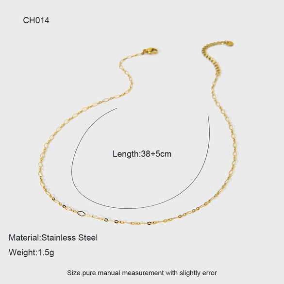 Wholesale Gold Plated Stainless Steel Flower Shape Pendant Necklace For Women