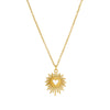 Wholesale Gold Plated Stainless Steel Heart Shape Pendant Necklace For Women