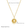 Wholesale Gold Plated Stainless Steel Heart Shape Pendant Necklace For Women
