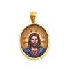 Wholesale Gold Plated Stainless Steel Ins Style Virgin Religious Portrait Person Shape Pendant Jewelry