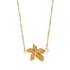 Wholesale Gold Plated Stainless Steel Irregular Geometric Flower Earrings And Necklace For Women