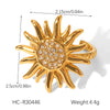 Wholesale Gold Plated Stainless Steel Jewelry With Star Geometric Animal Zodiac Patterns For Women Necklace And Earrings