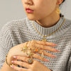 Wholesale Gold Plated Stainless Steel Jewelry With Star Geometric Animal Zodiac Patterns For Women Necklace And Earrings