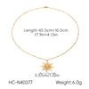 Wholesale Gold Plated Stainless Steel Jewelry With Star Geometric Animal Zodiac Patterns For Women Necklace And Earrings