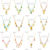 Wholesale Gold Plated Stainless Steel Marine Life And Heart Shape Star Pendant Necklace For Women