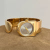 Wholesale Goldcolored Bell Clock Braceletstyle Alloy Watch With Round Dial For Women
