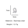 Wholesale Golden Stainless Steel Hook Buckles Geometric Handmade Diy Jewelry Connecting Buckles For Bracelets Necklaces With Electroplating
