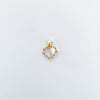Wholesale Goldplated Copper Cactus Flower And Nut Cross Pendant Necklace Bracelet Diy Jewelry Accessories