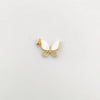 Wholesale Goldplated Copper Cactus Flower And Nut Cross Pendant Necklace Bracelet Diy Jewelry Accessories