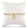 Wholesale Goldplated Copper Cross Pearl Bead Bracelet Jewelry For Women And Unisex