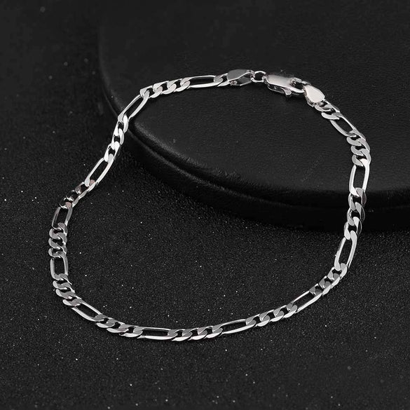 Wholesale Goldplated S925 Sterling Silver Geometric Women's Bracelet