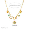 Wholesale Goldplated Stainless Steel Animalshaped Pendant Necklace For Women With Flat Cross Chain