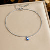 Wholesale Goldplated Stainless Steel Evil Eye Pendant Anklet For Women