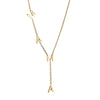 Wholesale Goldplated Titanium Steel Heart Geometric Bead Chain Necklace For Women With Palace And Floral Style