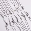 Wholesale Gun Necklace Stainless Steel Punk Hip Hop Geometric Polished Fashion