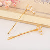 Wholesale Hair Accessories Alloy Hairpin With Bow Grape Shape Electroplating For Women